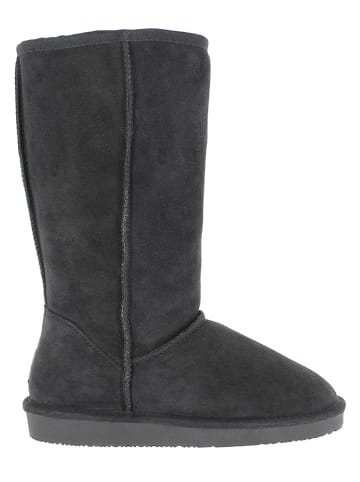 NICEBAY Leren winterlaarzen "Wharfe" grijs