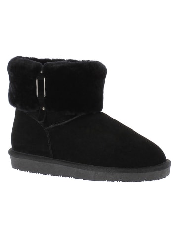 NICEBAY Leder-Winterboots "Mooring" in Schwarz