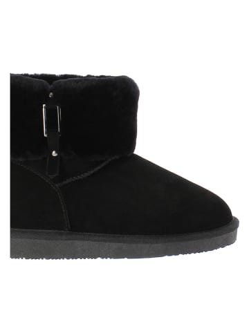 NICEBAY Leren winterboots "Mooring" zwart
