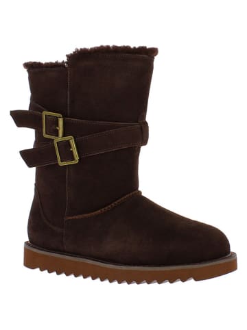 NICEBAY Leren winterlaarzen "Mells Waterproof" bruin