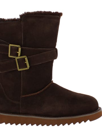 NICEBAY Leren winterlaarzen "Mells Waterproof" bruin