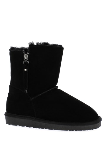 NICEBAY Leren winterboots "Arctic" zwart