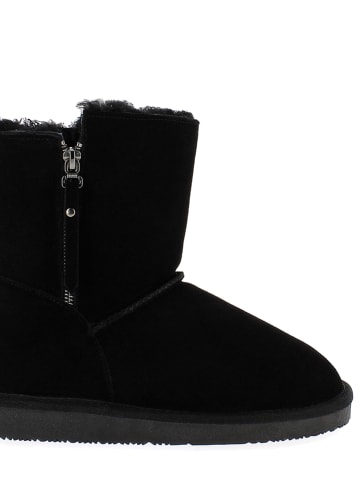 NICEBAY Leren winterboots "Arctic" zwart