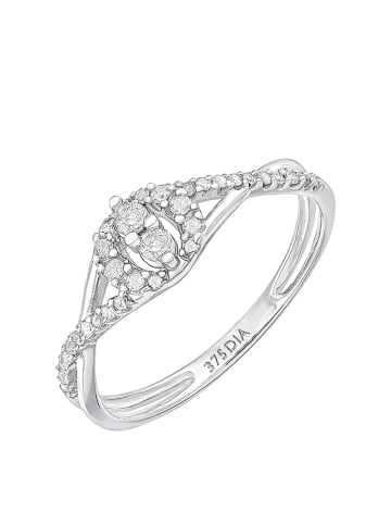 Revoni Witgouden ring met diamanten