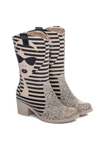 Streetfly Laarzen beige/zwart