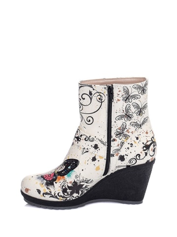 Streetfly Stiefeletten in Weiß/ Schwarz