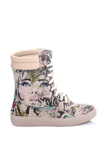 Streetfly Boots beige/meerkleurig