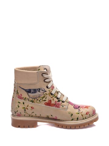 Streetfly Boots in Beige/ Bunt