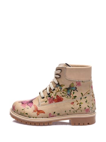 Streetfly Boots in Beige/ Bunt