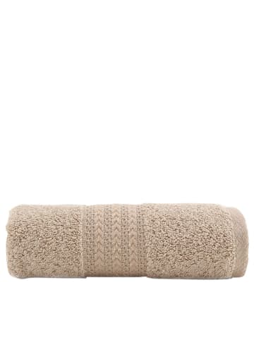 Colorful Cotton Handdoek "Rainbow" beige