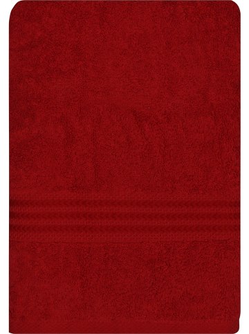 Colourful Cotton Gästehandtuch in Rot