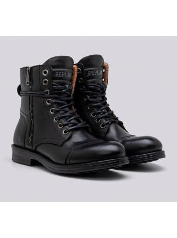 Replay Leren boots "Phim" zwart