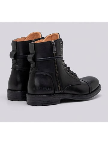 Replay Leren boots "Phim" zwart