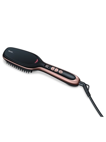 Beurer Glättungsbürste "HS 60" in Schwarz/ Rosé