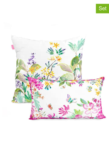 Happy Friday 2-delige set: kussenhoezen "Bliss" meerkleurig