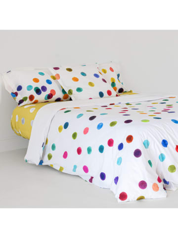 Happy Friday Dekbedovertrek "Confetti" wit/meerkleurig