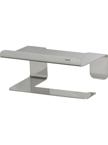 Tiger Toiletrolhouder chroomkleurig - (B)16 x (H)6,6 x (D)10,3 cm