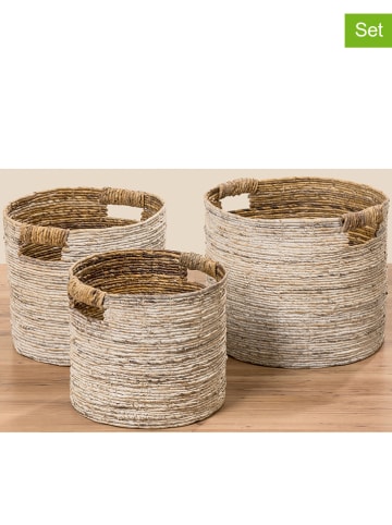 Boltze 3-delige set: manden "Ines" naturel