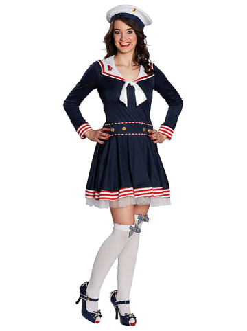 Party x People Sukienka kostiumowa w kolorze granatowym