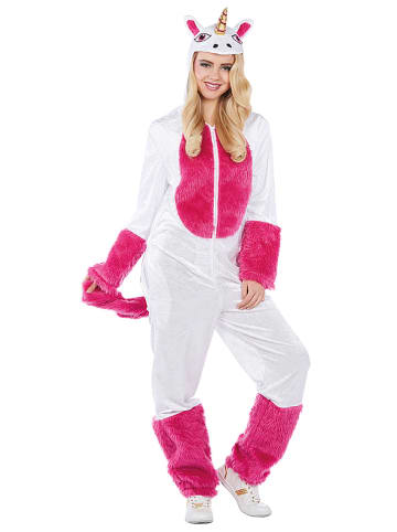 Rubie`s Kostümoverall "Einhorn" in Weiß/ Pink