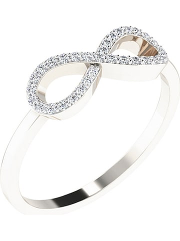 Vittoria Jewels Witgouden ring met diamanten