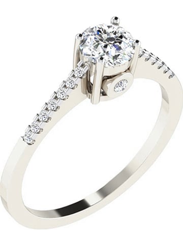 Diamant Vendôme Złoty pieścionek z diamentami