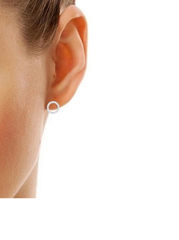 Diamant Vendôme Weißgold-Ohrstecker mit Diamanten