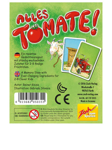 Noris Merkspiel "Alles Tomate!" - ab 6 Jahren