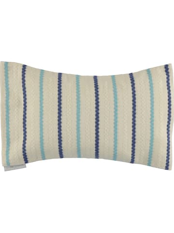 David Fussenegger Kussensloop "Riva" beige/blauw
