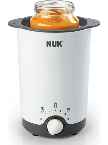 NUK 3-in-1 flessenverwarmer wit