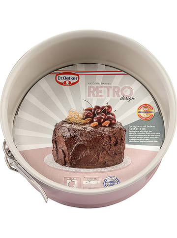 Dr. Oetker Trotownica "Retro" w kolorze jasnoróżowo-kremowym - Ø 18 cm