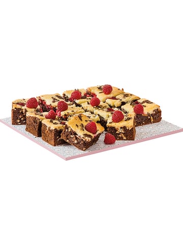 Dr. Oetker Forema w kolorze jasnoróżowo-kremowym do brownie - 28 x 26 cm