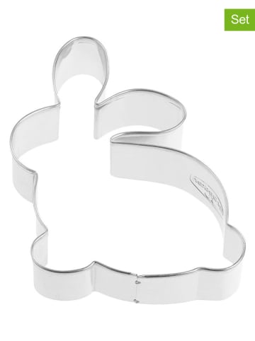 Dr. Oetker Wykrawacze (2 szt.) w kolorze srebrnym - 7 x 8 cm