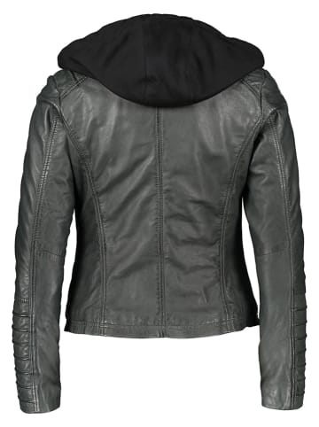 BLUE MONKEY Lederjacke "Wonder" in Anthrazit