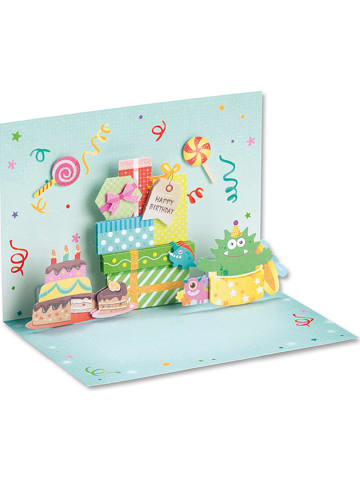 folia PAPER Bastelset "3D-PopUp-Karten Geburtstag" in Bunt