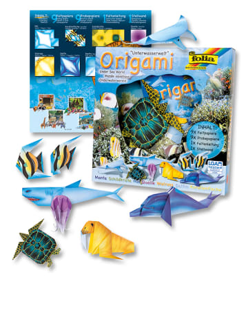 folia PAPER Bastelset "Origami - Unterwasserwelt" in Bunt