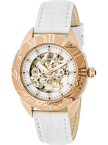 Empress Automatisch horloge "Godiva" wit/roségoudkleurig
