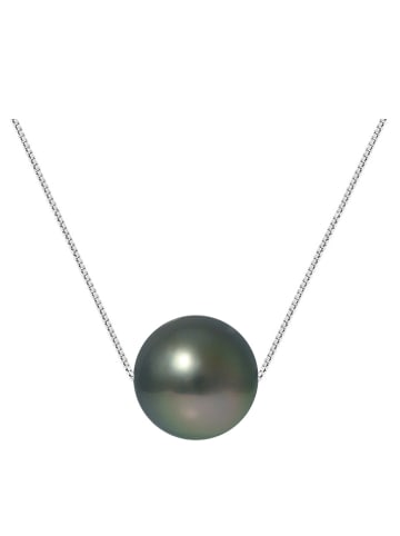 Pearl Addict Silber-Halskette mit Tahitizuchtperle - (L)42 cm