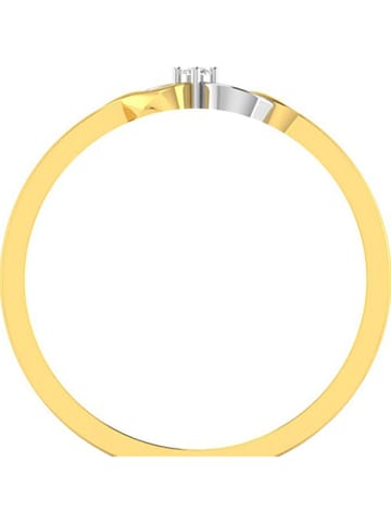 Vittoria Jewels Gold-/ Weißgold-Ring mit Diamant