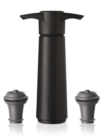Vacu Vin 3-delige wijnpompset zwart