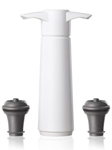Vacu Vin 3-delige wijnpompset wit
