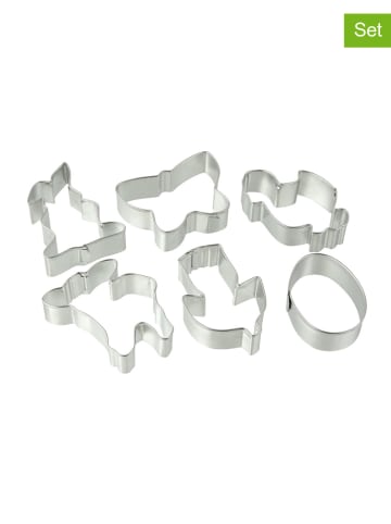 Zenker 6er-Set: Ausstechformen "Ostern" in Silber