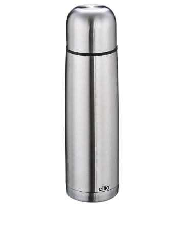 Cilio Edelstahl-Isolierflasche "Colore" in Silber - 500 ml