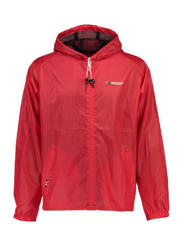 Geographical Norway Kurtka przeciwwiatrowa "Boat Men" w kolorze czerwonym