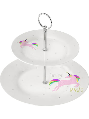 ppd Etagere "Unicorn" in Weiß/ Pink - (H)25 cm