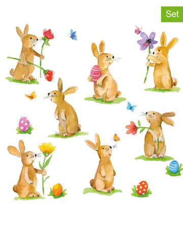 ppd 2er-Set: Servietten "Lovely Easter" in Hellbraun/ Bunt - 2x 20 Stück