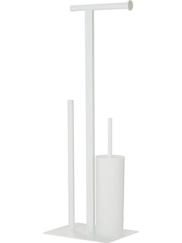 Sealskin Toiletrolhouder met toiletborstel wit - (B)27,5 x (H)73,5 x (D)20 cm