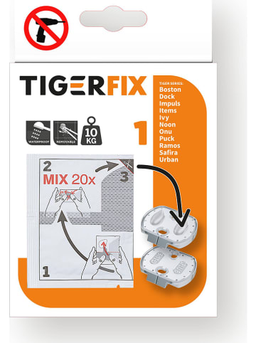 Tiger Zelfklevende montageset "Tigerfix Type 1"
