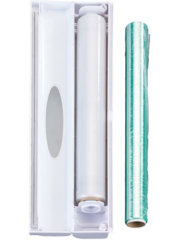 Wenko Folienschneider "Perfect-Cutter" in Weiß - (B)38 x (H)5,2 x (T)6,7 cm
