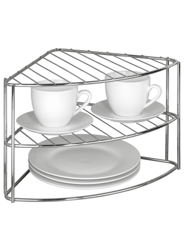 Wenko Geschirreckregal in Silber - (B)35 x (H)25 x (T)21 cm